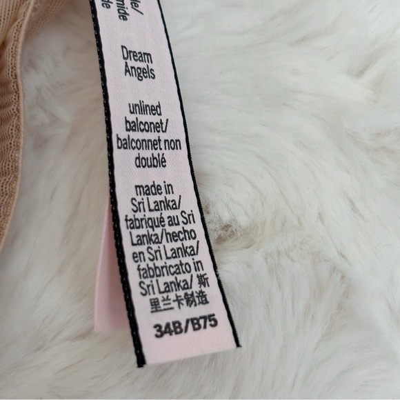Victoria's Secret Invisible Lift Bra 34B Scoop Balconette Praline NEW NWT - Picture 7 of 8